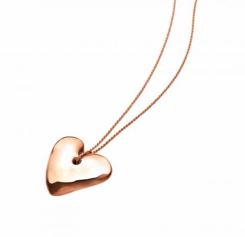 Oiritaly Necklace Woman Breil BJ0575 Battito Rose Gold